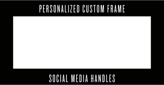 Custom Drilled License Plate Frame