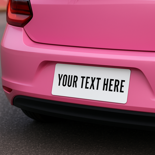 Magnetic License Plate