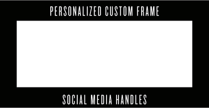 Custom Drilled License Plate Frame