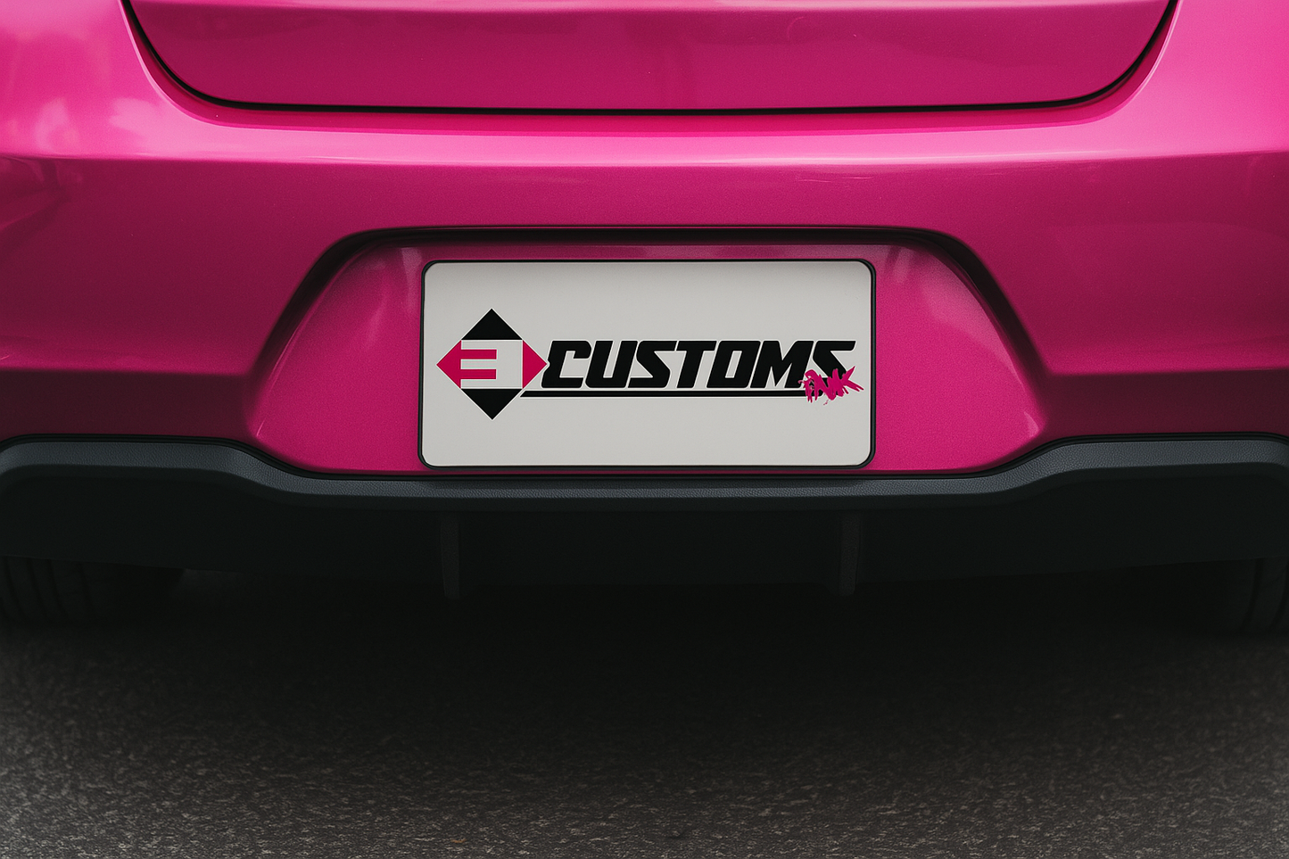 Magnetic License Plate