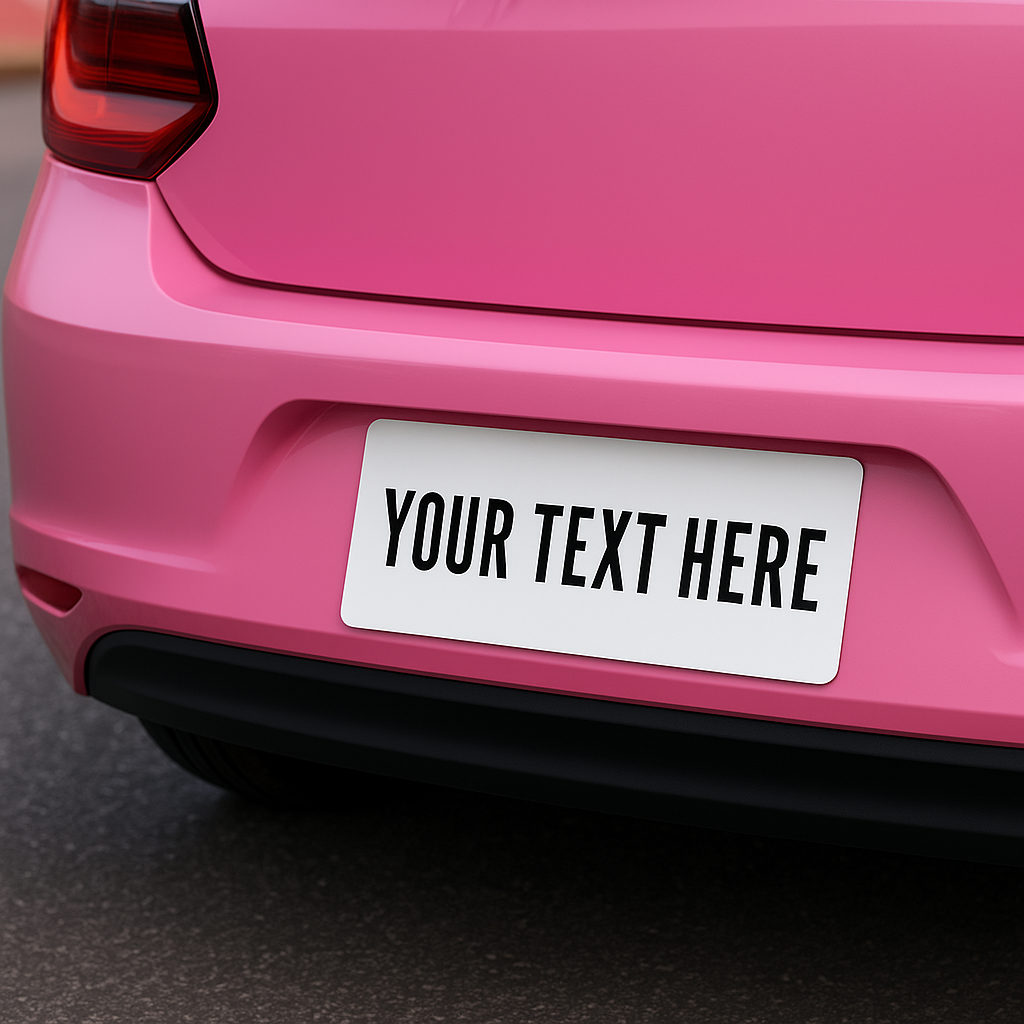 Magnetic License Plate