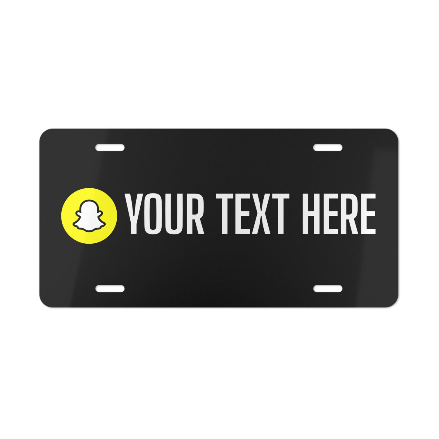 Drilled License Plate