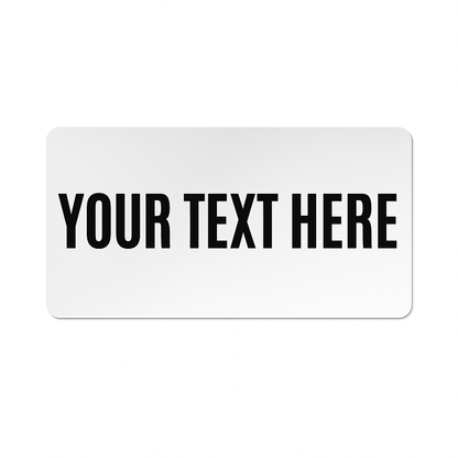Magnetic License Plate
